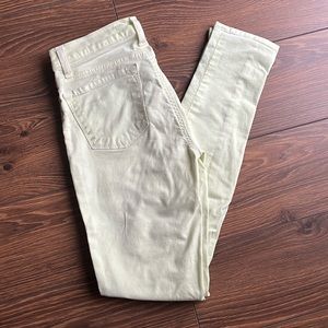 J Brand Mid-Rise Skinny Jeans - Neon Rush